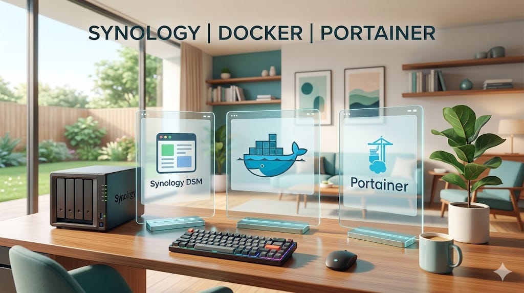 群晖Docker安装portainer